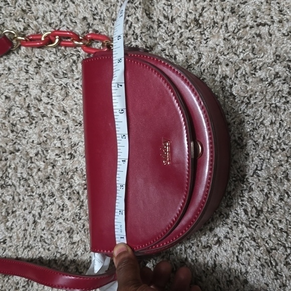 Nikky womens mini bag cross body gorgeous bag, color red  width 8, length 7inche - Picture 10 of 11